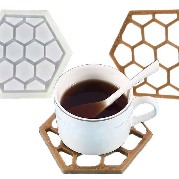 Petek Model Bardak Altlığı Epoksi Kalıbı EPK-351