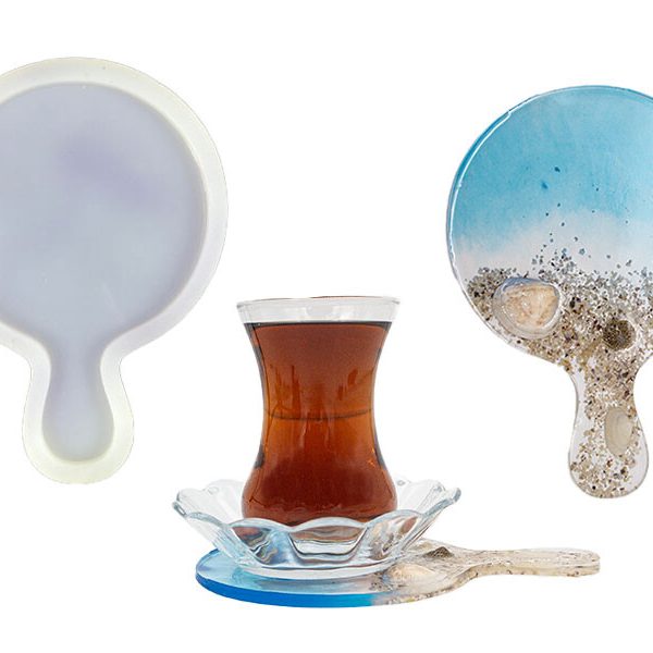 Raket Model Bardak Altlığı Epoksi Kalıbı EPK-355