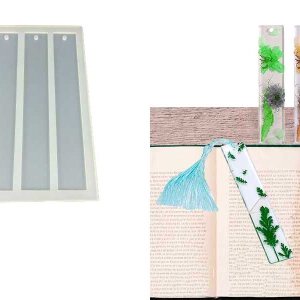 3'lü Düz Model Kitap Ayracı Epoksi Kalıbı EPK-320