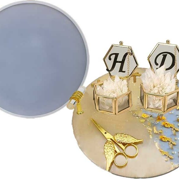 Yuvarlak Model Tepsi Epoksi Kalıbı EPK-623