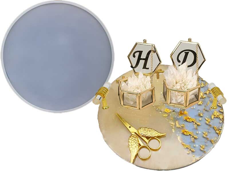 Yuvarlak Model Tepsi Epoksi Kalıbı EPK-623