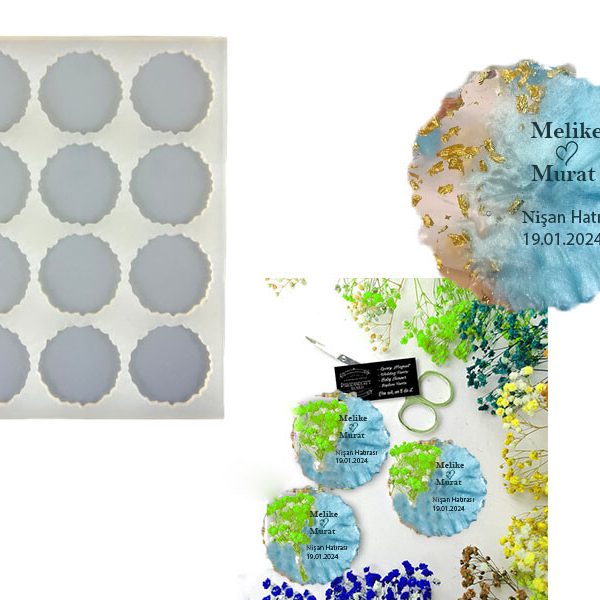 12'li Tırtıklı Magnet Epoksi Kalıbı EPK-325