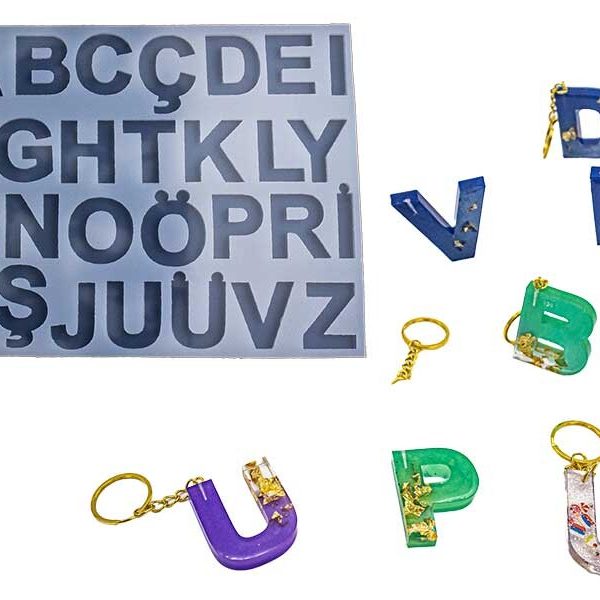 Alfabe Harf Epoksi Kalıbı EPK-384