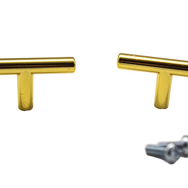 Epoksi Tepsi Altın Sarısı 2'li Düğme Kulp No:1