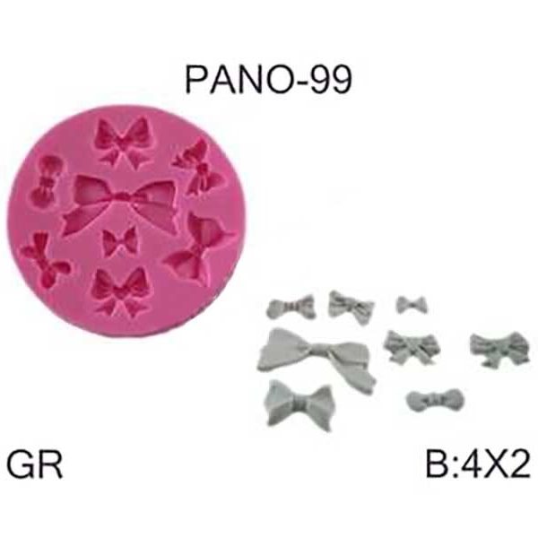 Fiyonk-Kurdele Set Silikon Kalıbı PANO-99