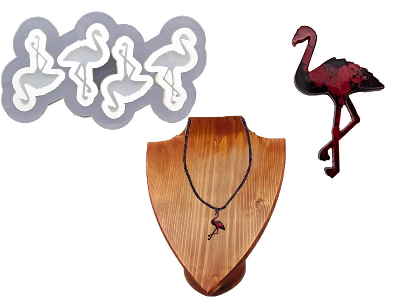Flamingo 4 lü Kolye Epoksi Kalıbı EPK-798