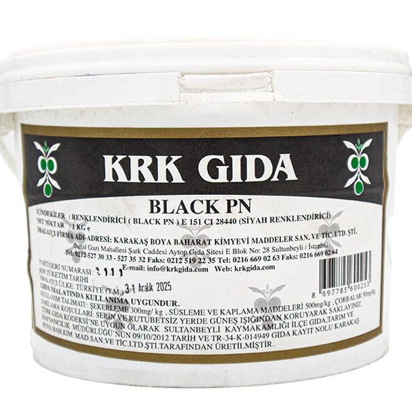 Food Black PN E151 Siyah Gıda Boyası 1 KG