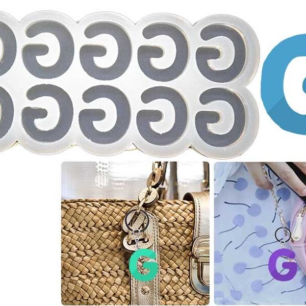 G Harfi 10'lu Bubble Alfabe Epoksi Kalıbı EPK-740