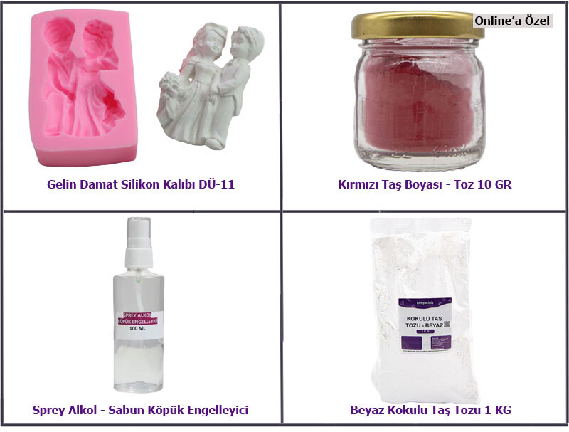Gelin Damat Taş Tozu Yapım Seti Mini
