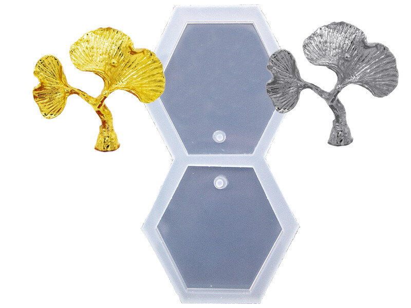 Ginko Altıgen Lokumluk Tepsi Epoksi Kalıbı EPK-802