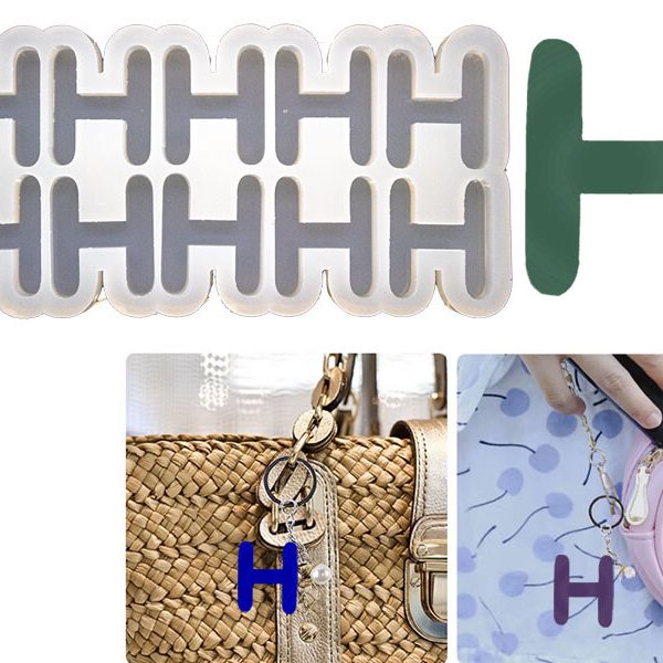 H Harfi 10'lu Bubble Alfabe Epoksi Kalıbı EPK-741