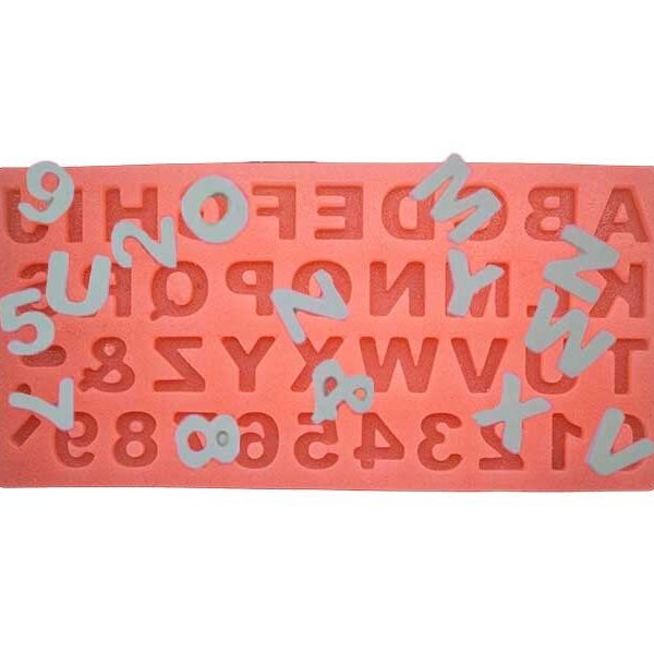 Harf ve Rakam Silikon Kalıbı H-07