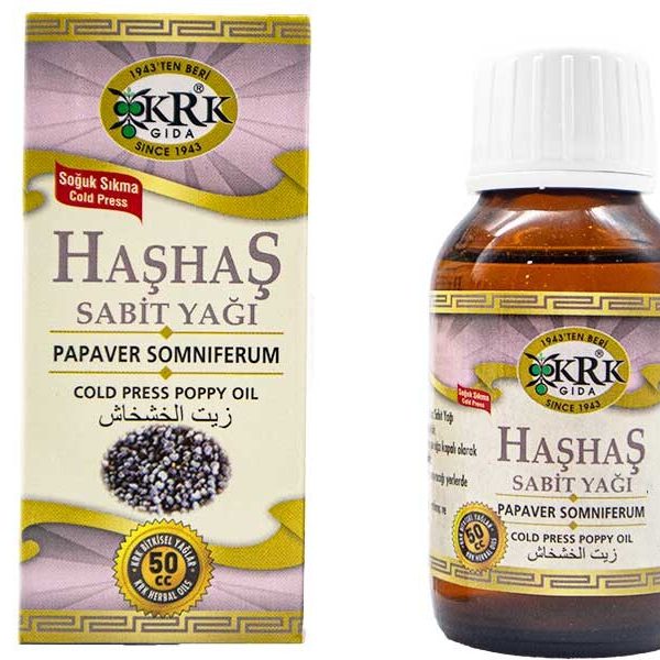 Haşhaş Sabit Yağı 50 CC 12 Adet