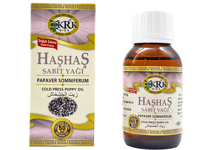 Haşhaş Sabit Yağı 50 CC 12 Adet