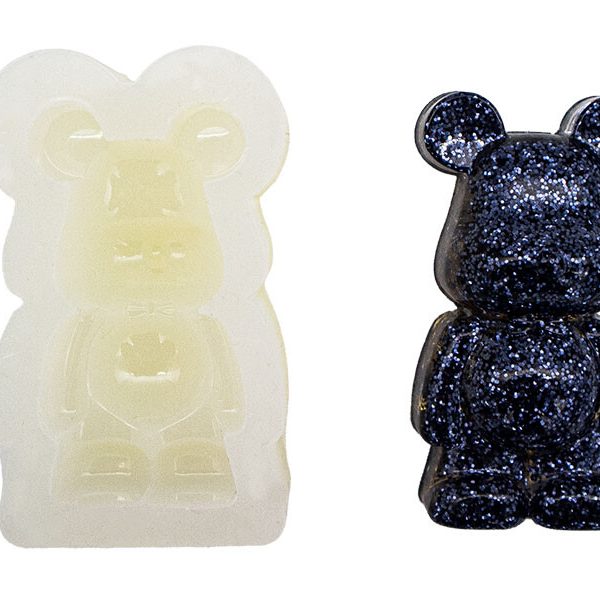 Hazır Ol Ayıcık Küçük Boy Epoksi Kalıbı EPK-788