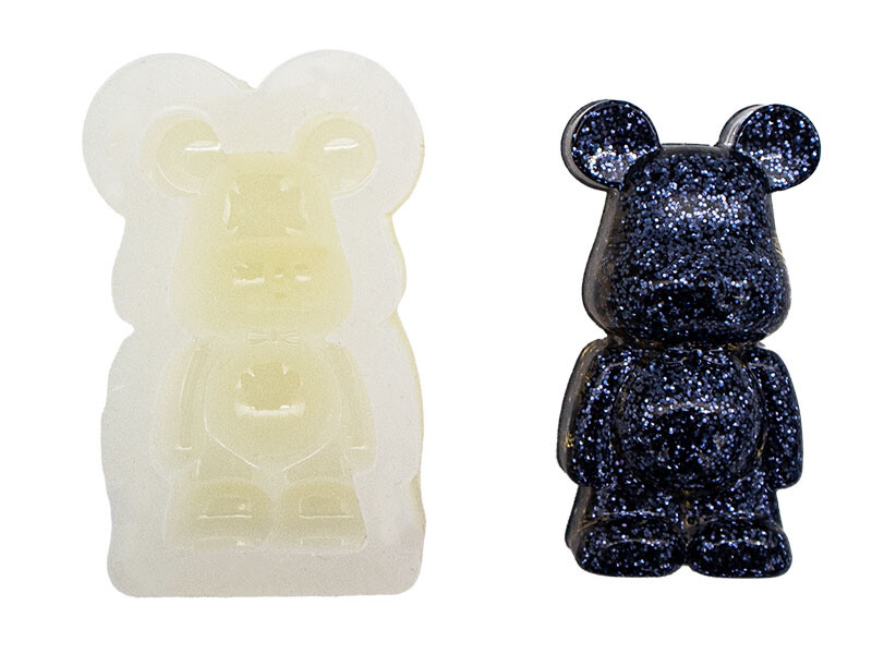 Hazır Ol Ayıcık Küçük Boy Epoksi Kalıbı EPK-788