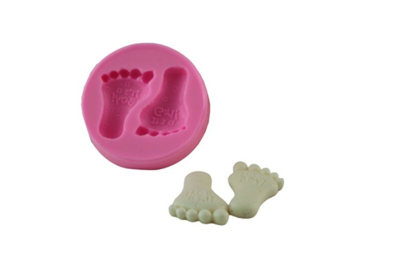 İkili Ayak İzi Silikon Kalıbı ÇO-107