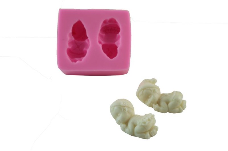 İkili Bebek Silikon Kalıbı ÇO-53