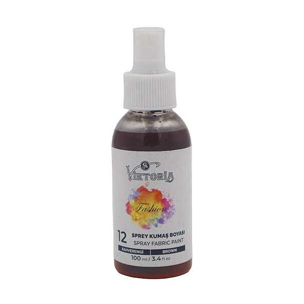 Kahverengi Sprey Kumaş Boyası Viktoria