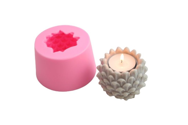 Kaktüs Mumluk Silikon Kalıbı MUM-07