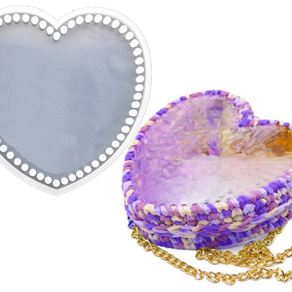 Kalp Çanta Yapımı Epoksi Kalıbı EPK-820