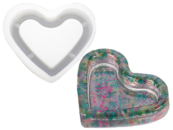 Kalp Model Küllük Epoksi Kalıbı EPK-699