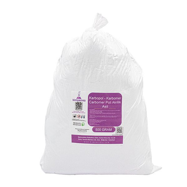 Karbopol - Karbomer - Carbomer Poli Akrilik Asit 500 GR