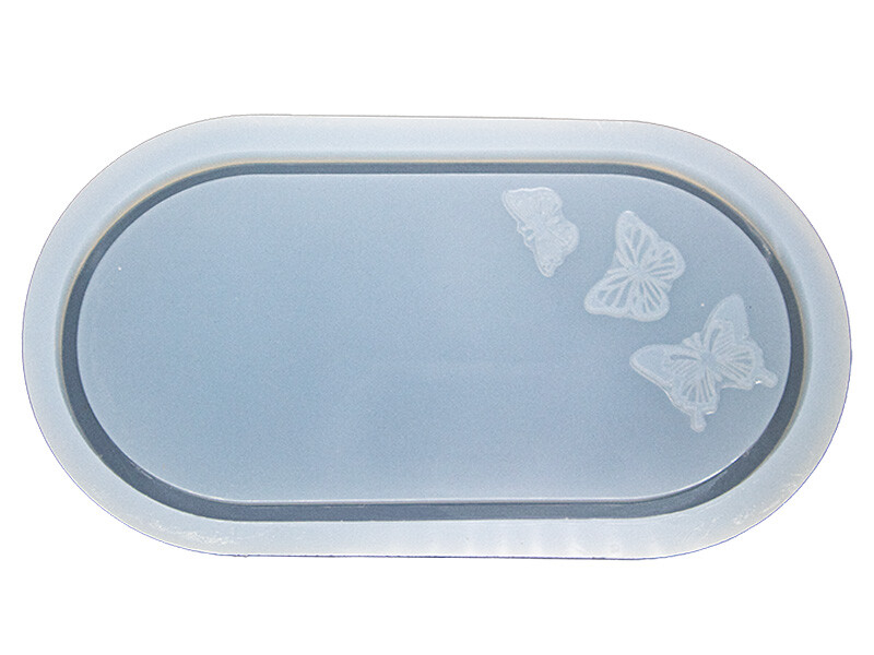 Kelebek Motifli Terrazo Tabanlık Epoksi Kalıbı EPK-878