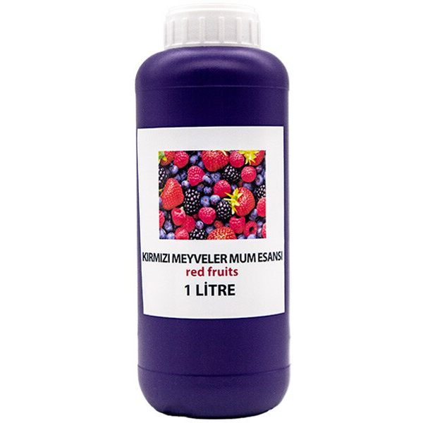 Kırmızı Meyveler Mum Esansı 1 LT