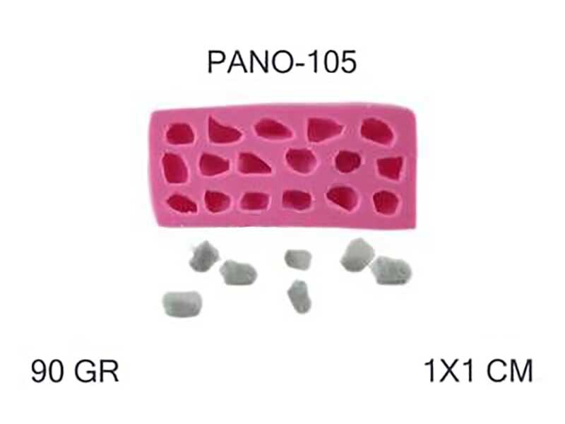 Küçük Çoklu Objeler Silikon Kalıbı PANO-105