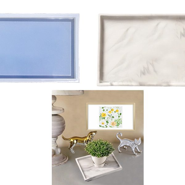 Küçük Dikdörtgen Terrazo Tabanlık Epoksi Kalıbı EPK-661