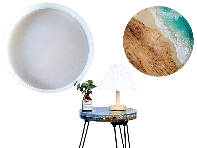 Küçük Yuvarlak Masa Epoksi Kalıbı EPK-867