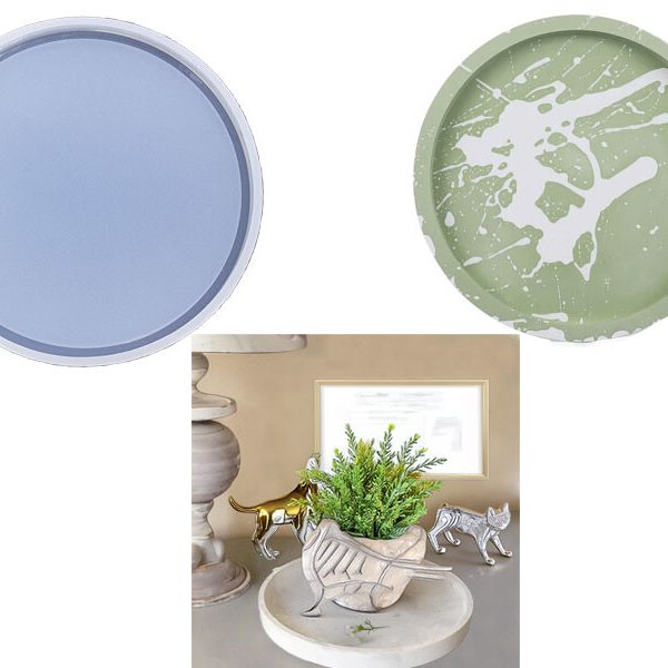 Küçük Yuvarlak Terrazo Tabanlık Epoksi Kalıbı EPK-659