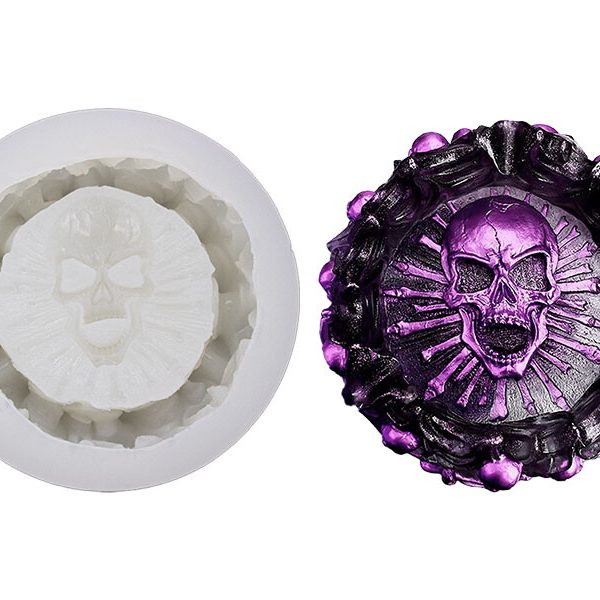 Kuru Kafa Cadılar Bayramı Küllük Epoksi Kalıbı EPK760