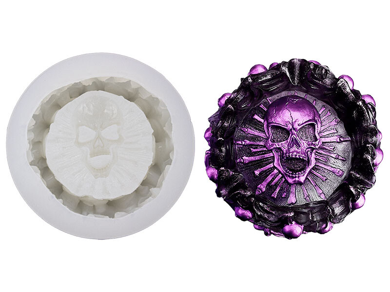 Kuru Kafa Cadılar Bayramı Küllük Epoksi Kalıbı EPK760