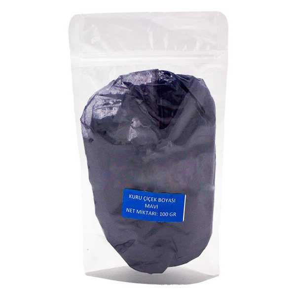 Mavi Kuru Çiçek Boyası 100 GR