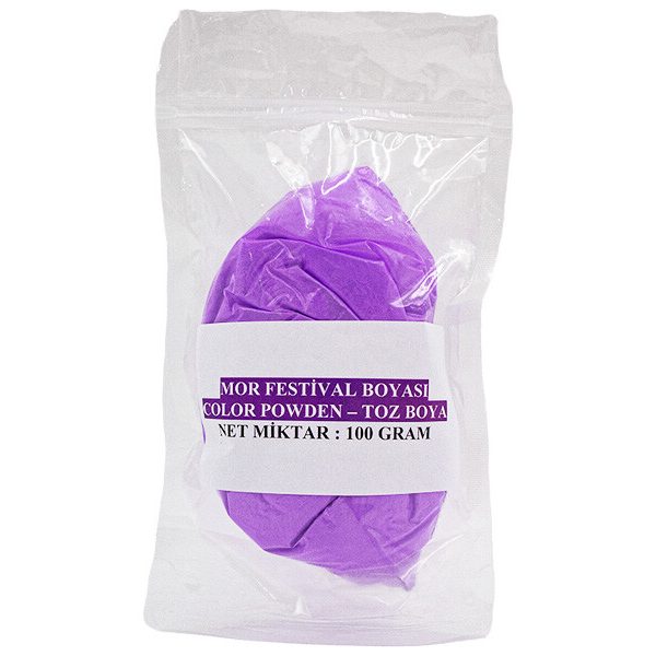 Mor Holi Festival Boyası Color Powder Toz Boya 100 Gr