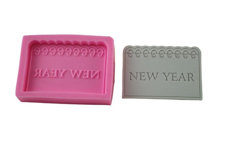 New Year Yazılı Silikon Kalıp PANO-75