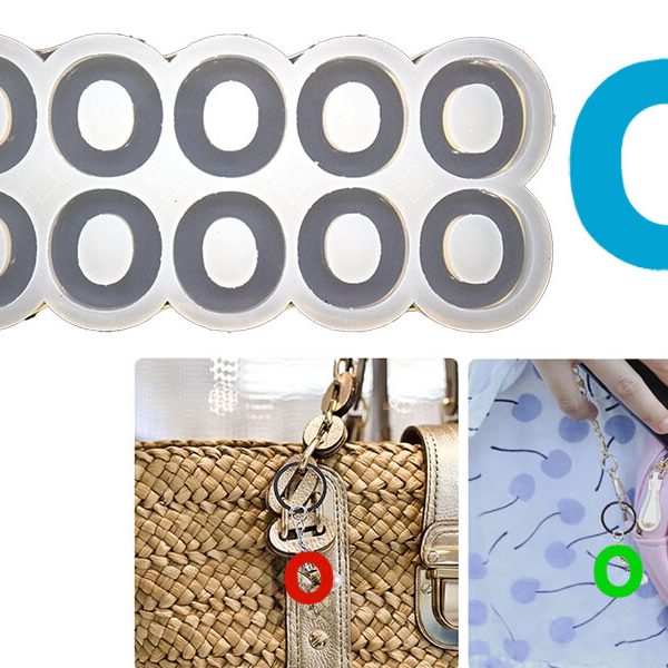 O Harfi 10'lu Bubble Alfabe Epoksi Kalıbı EPK-748