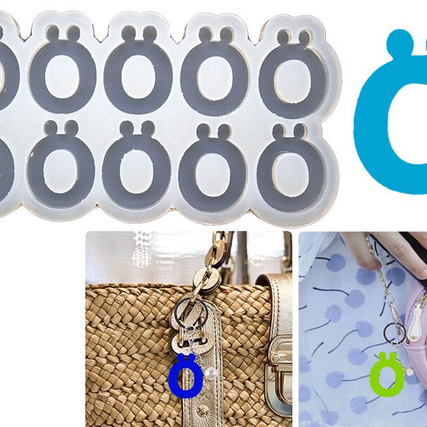 Ö Harfi 10'lu Bubble Alfabe Epoksi Kalıbı EPK-749