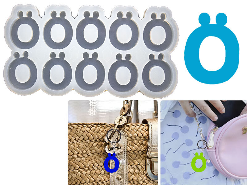 Ö Harfi 10'lu Bubble Alfabe Epoksi Kalıbı EPK-749