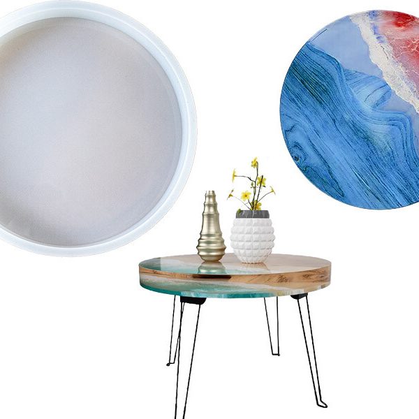 Orta Yuvarlak Masa Epoksi Kalıbı EPK-868