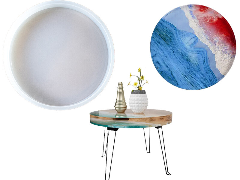 Orta Yuvarlak Masa Epoksi Kalıbı EPK-868