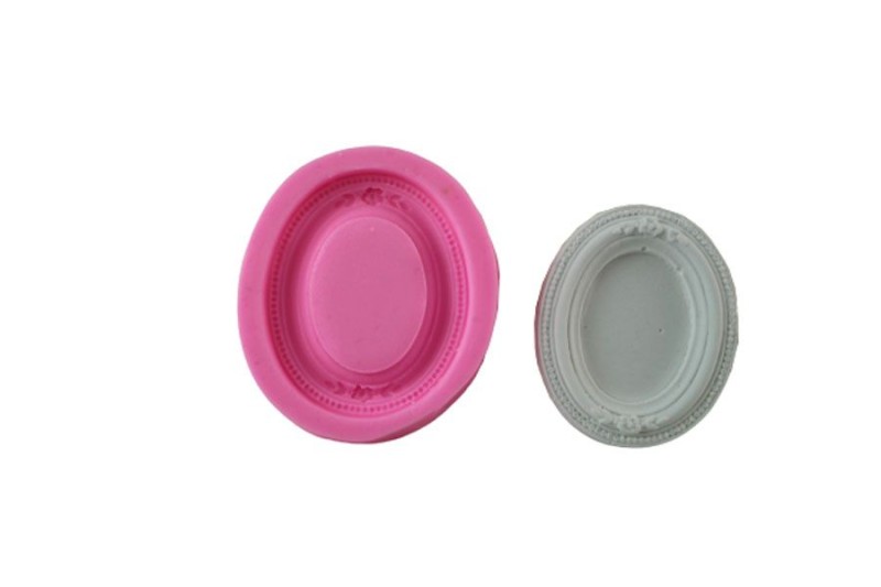 Oval Çerçeve Silikon Kalıbı ÇE-70