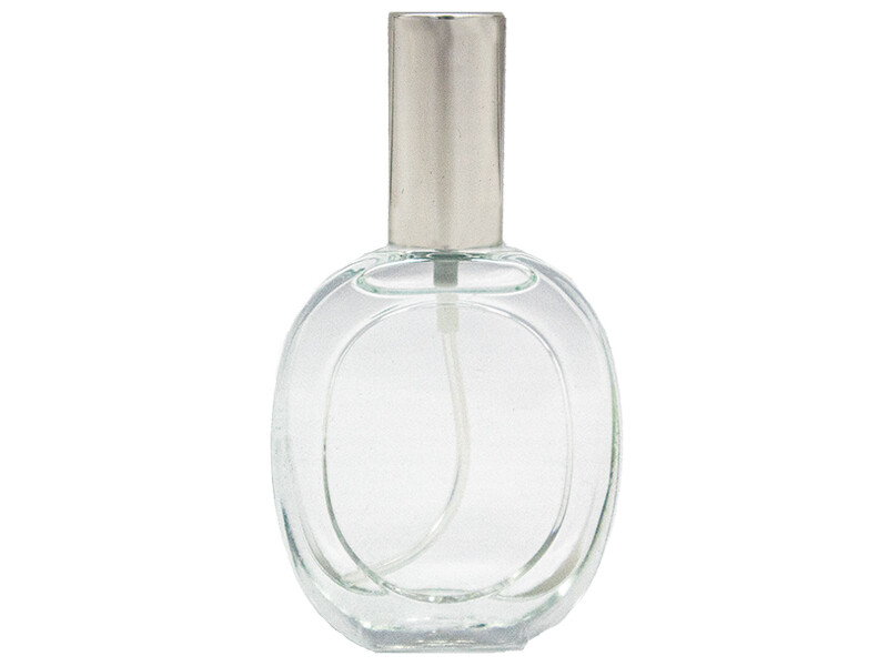 Parfüm Şişesi Oval Gümüş Kapak - 50 CC 112 Adet