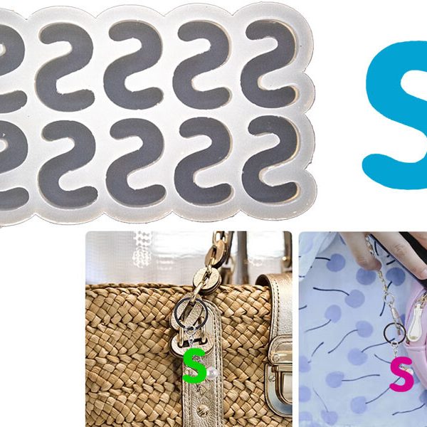 S Harfi 10'lu Bubble Alfabe Epoksi Kalıbı EPK-752