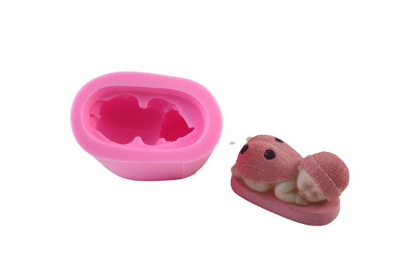 Şapkalı Bebek Silikon Kalıbı ÇO-57