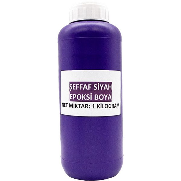 Şeffaf Siyah Epoksi Boya 1 KG