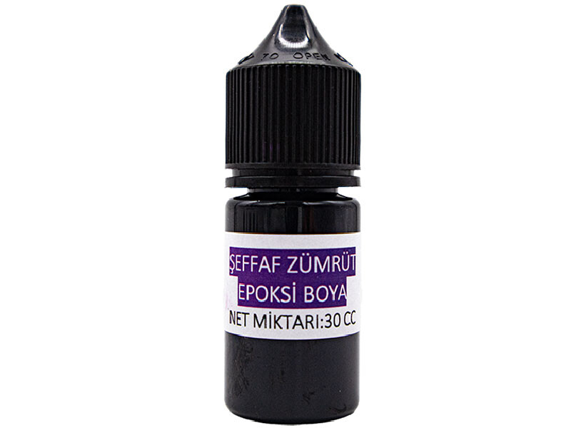 Şeffaf Zümrüt Epoksi Boya 30 CC