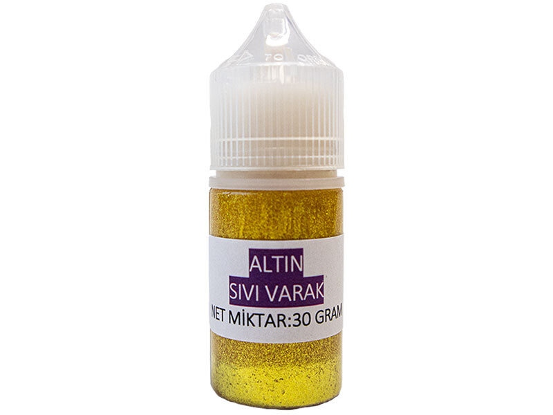 Sıvı Varak Epoksi Reçine Boyası Altın 30 GR